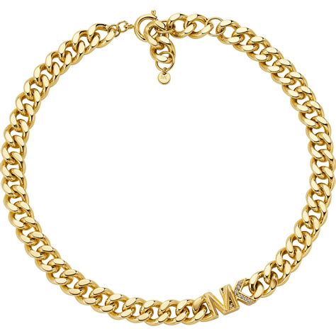 christ michael kors kette gold|Michael Kors Ketten sicher online kaufen .